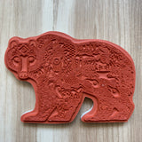 Grizzly Rubber Stamp