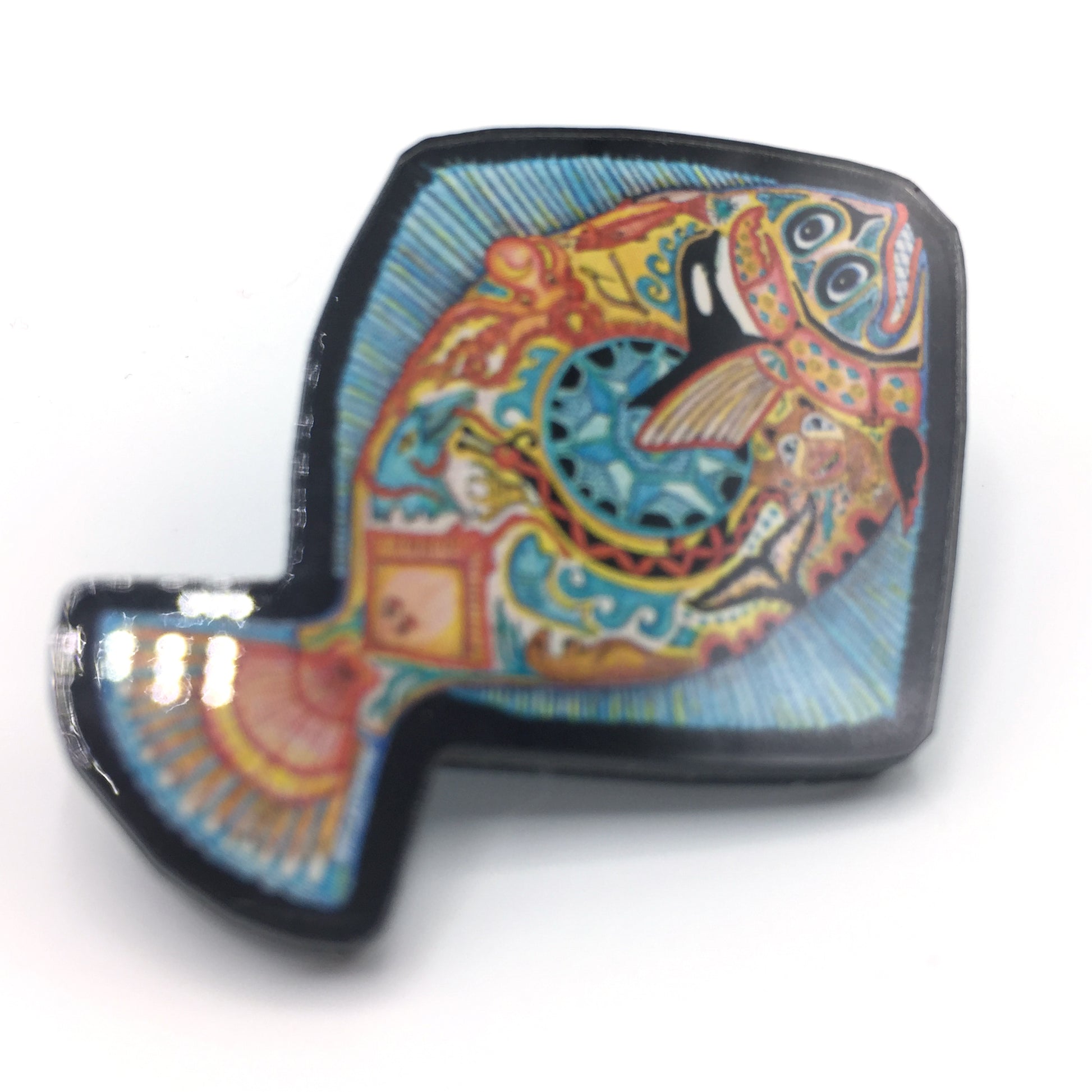 Halibut Magnets, Keychains and Pins