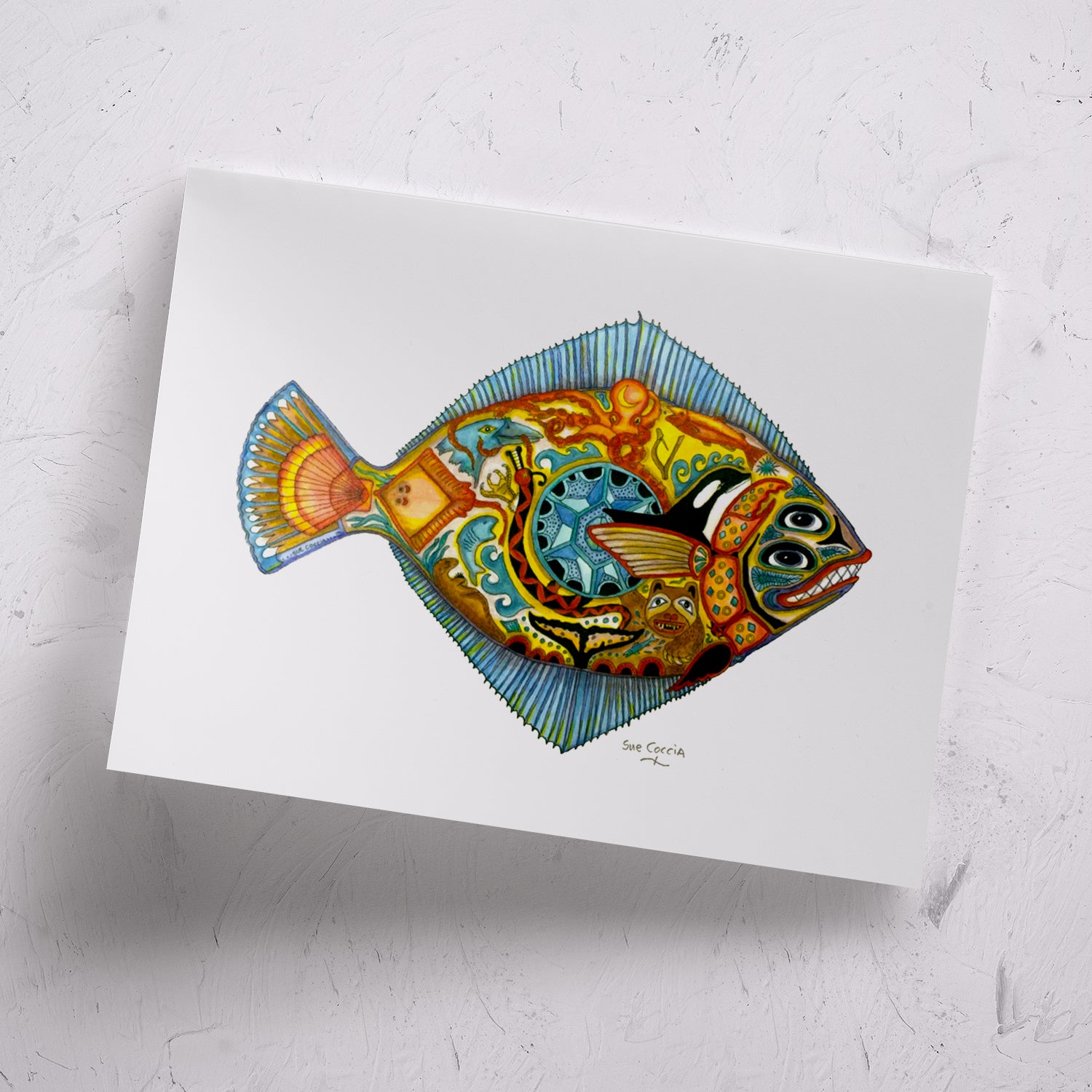 Halibut Signed Print
