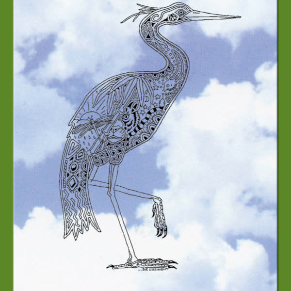 Heron Rubber Stamp