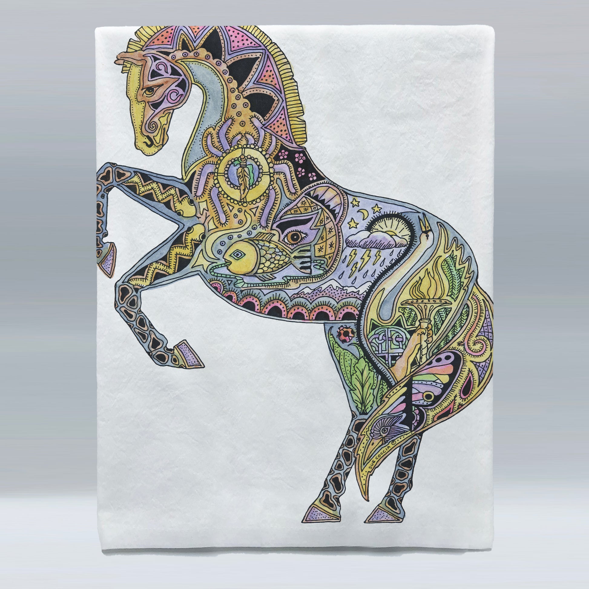 Horse Flour Sack Towel