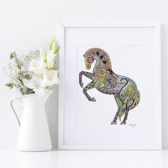 Horse Signed Print
