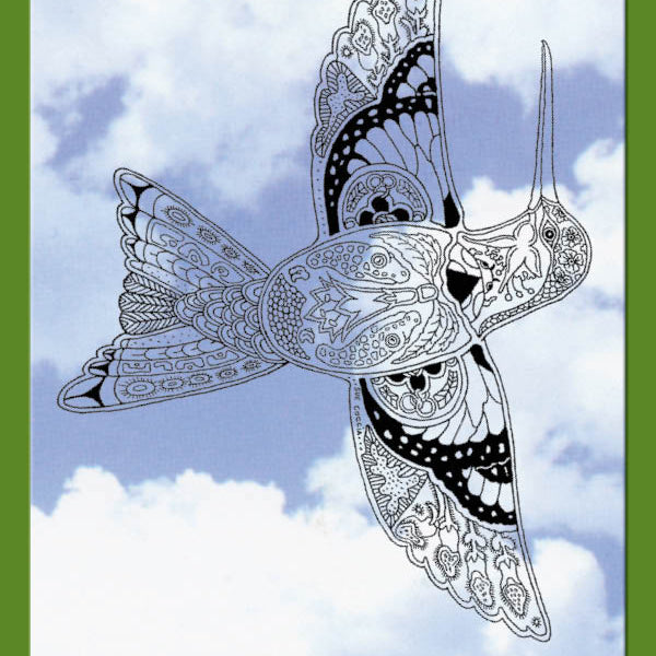 Hummingbird Rubber Stamp