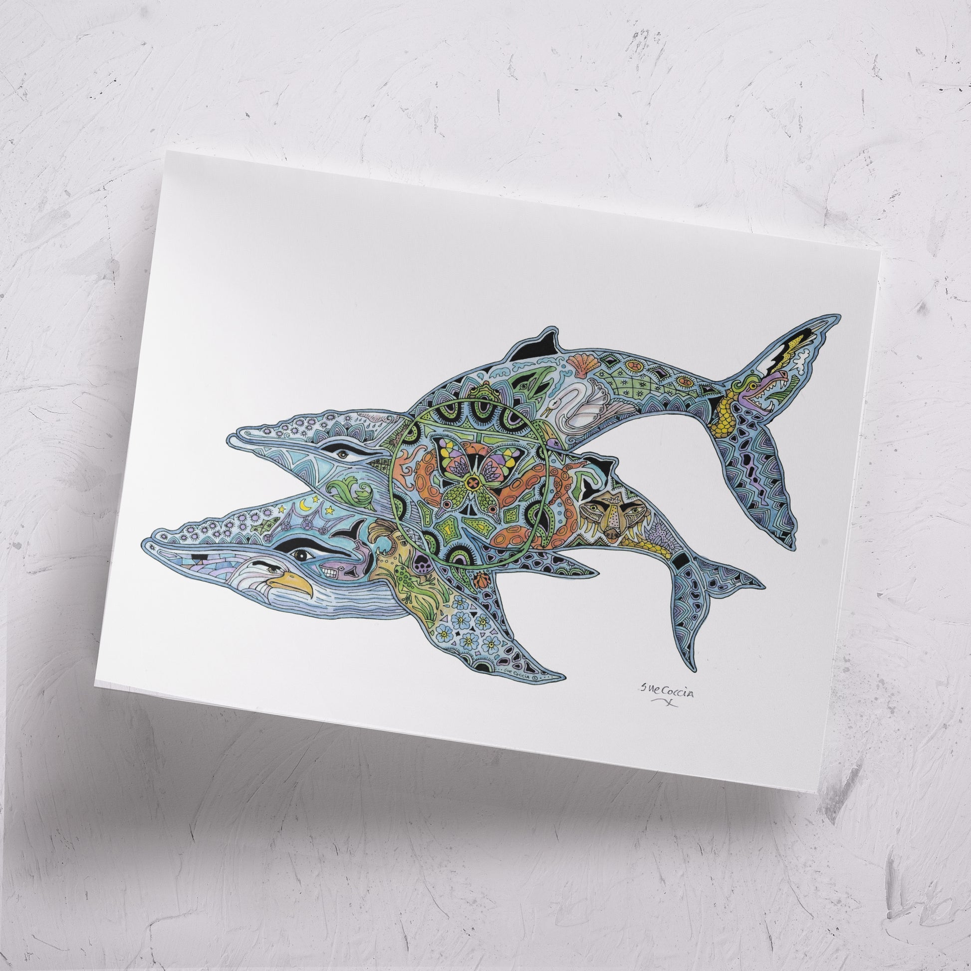 Humpback Whales Signed Print