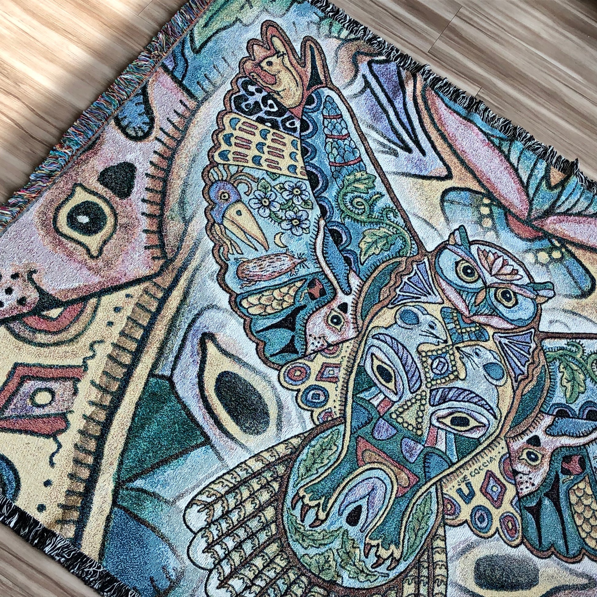 Great Horned Owl Blanket