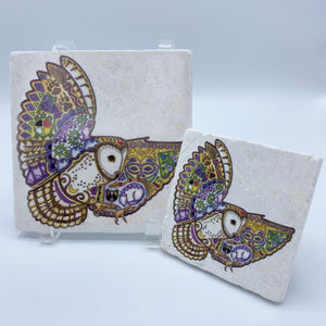 Barn Owl Coasters and Trivets