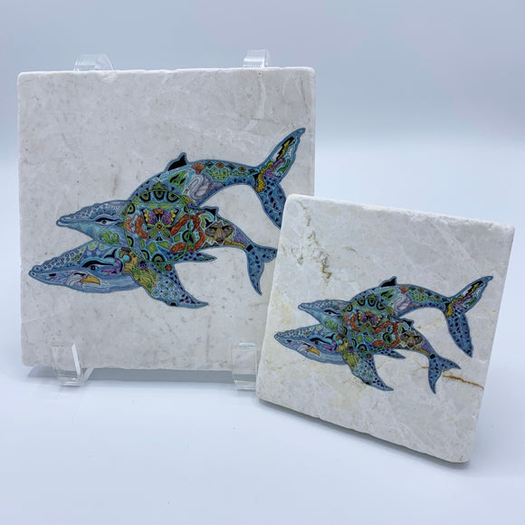 Humpback Whales Coasters and Trivets