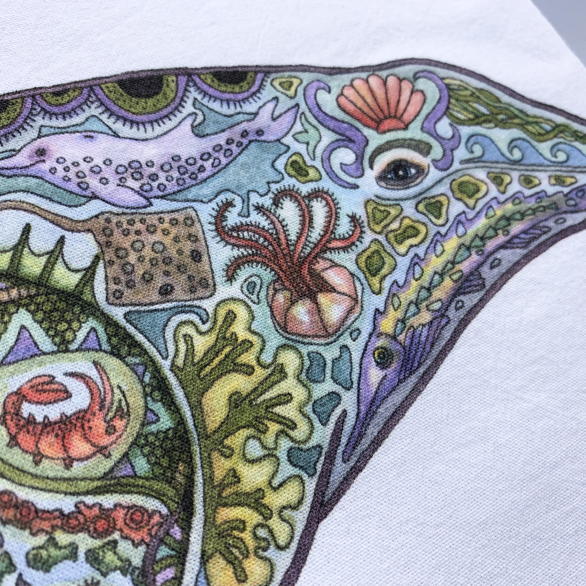 Gray Whale Flour Sack Towel