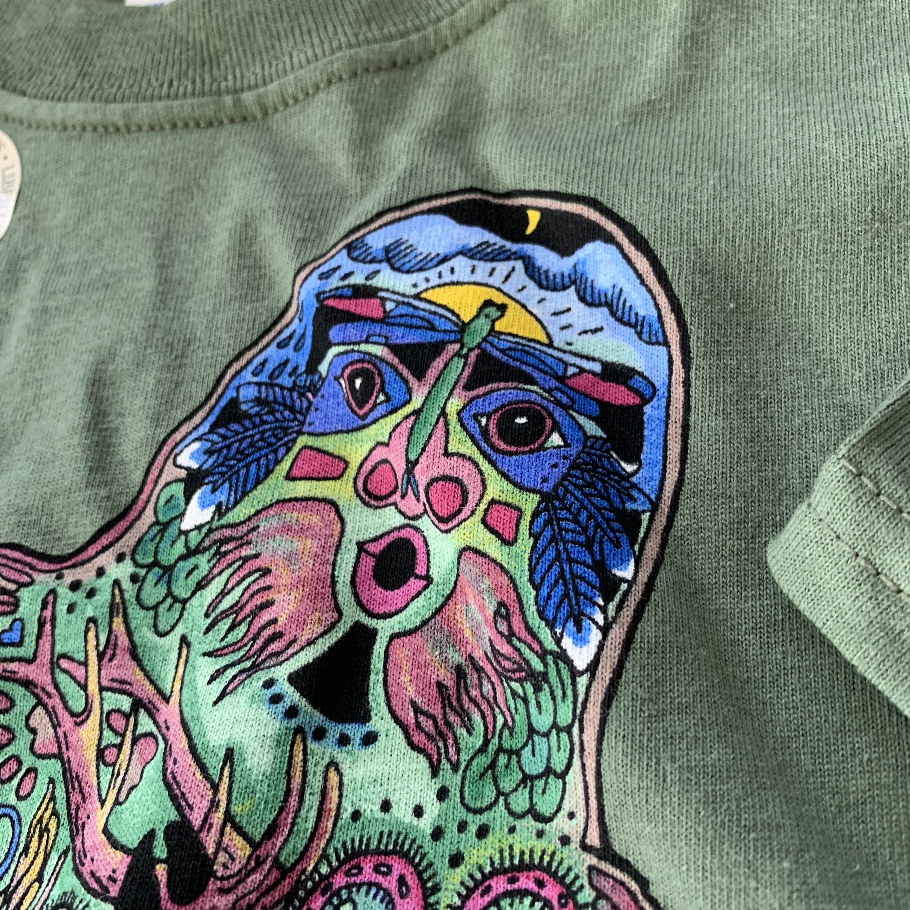 Sasquatch (Bigfoot) Green Shirt