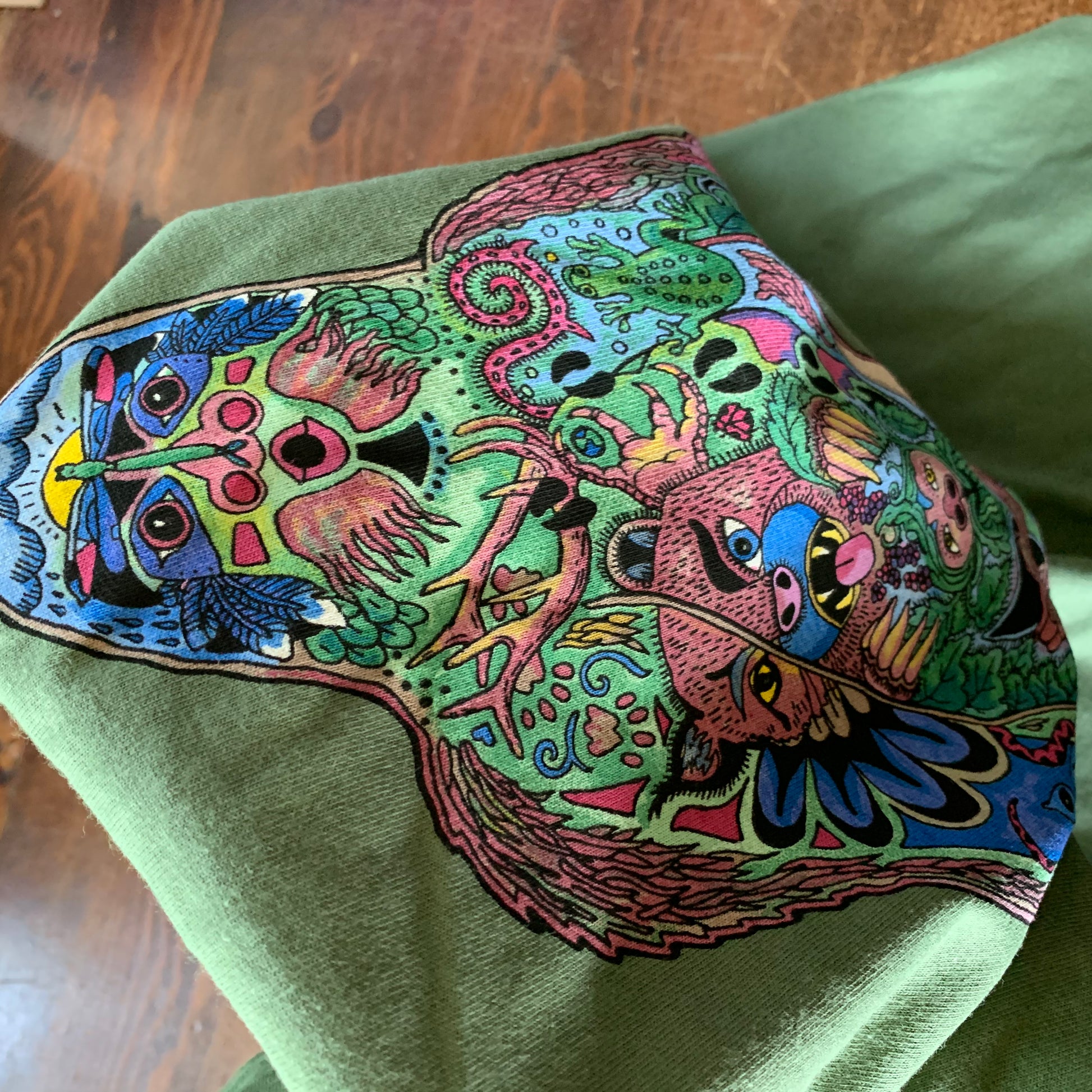 Sasquatch (Bigfoot) Green Shirt