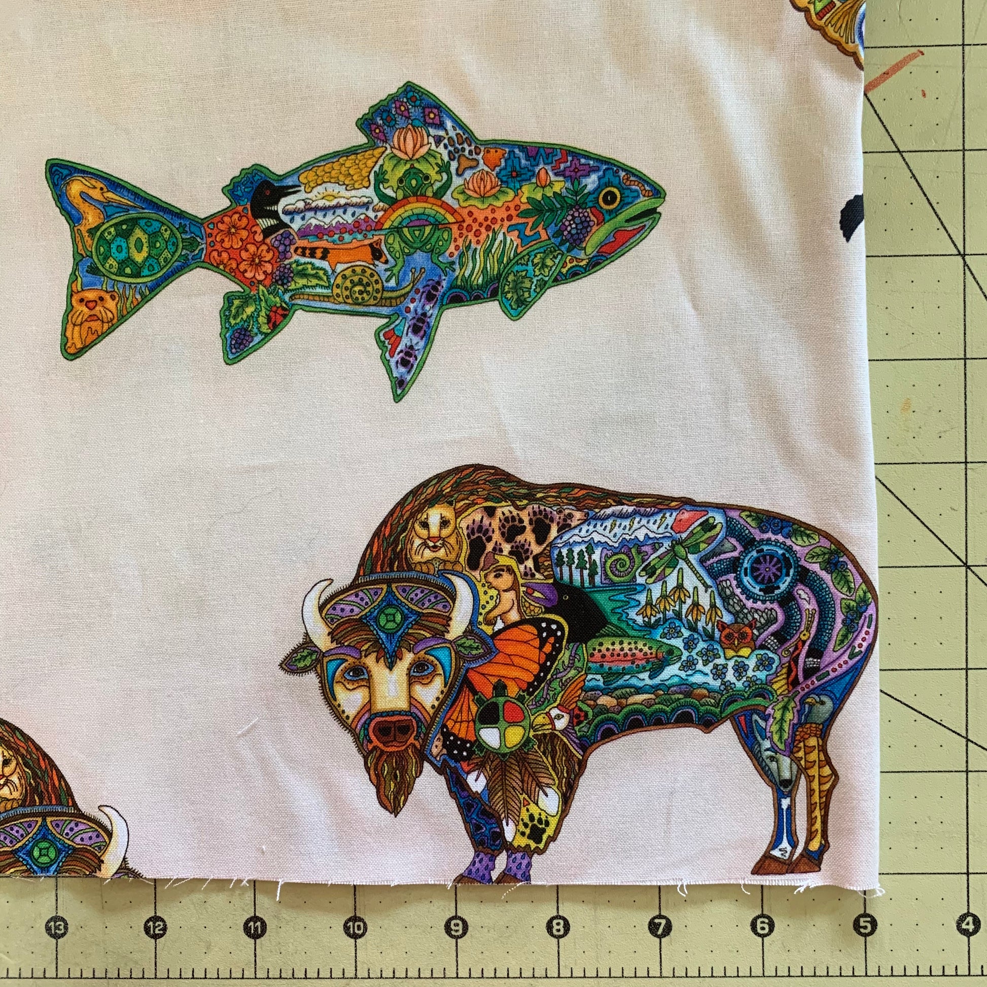 Animal Spirits Fabric 18414-205 MULTI