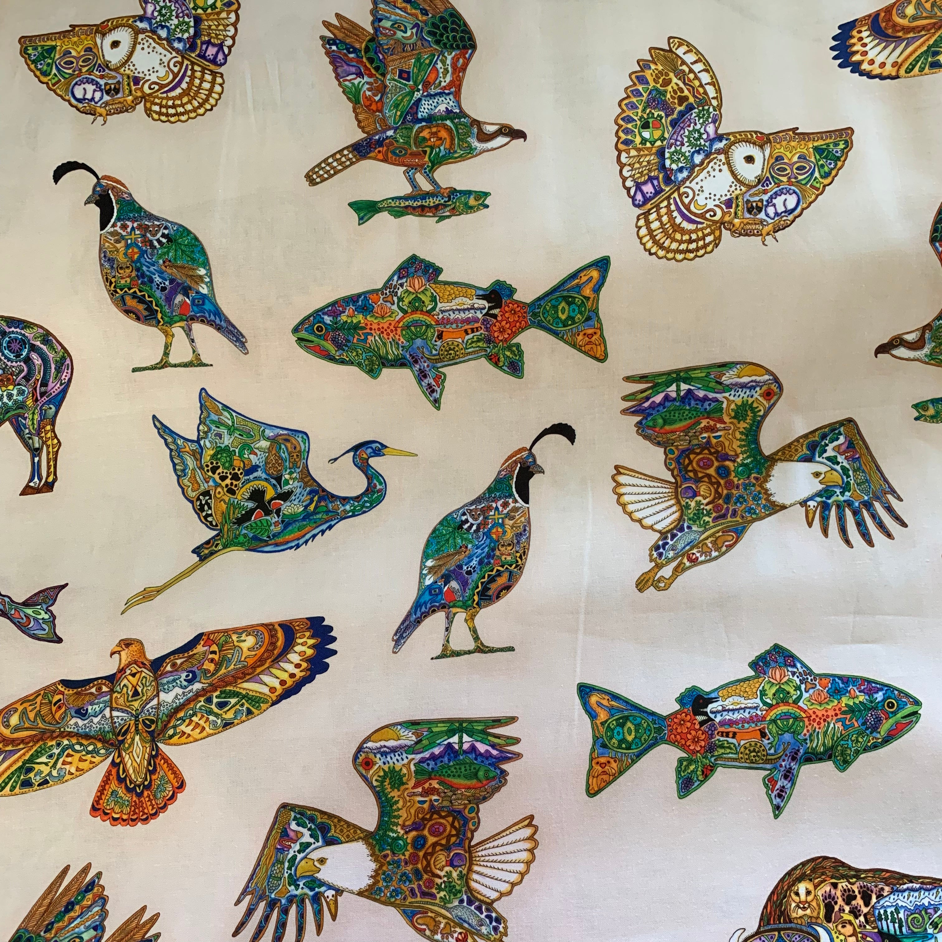 Animal Spirits Fabric 18414-205 MULTI