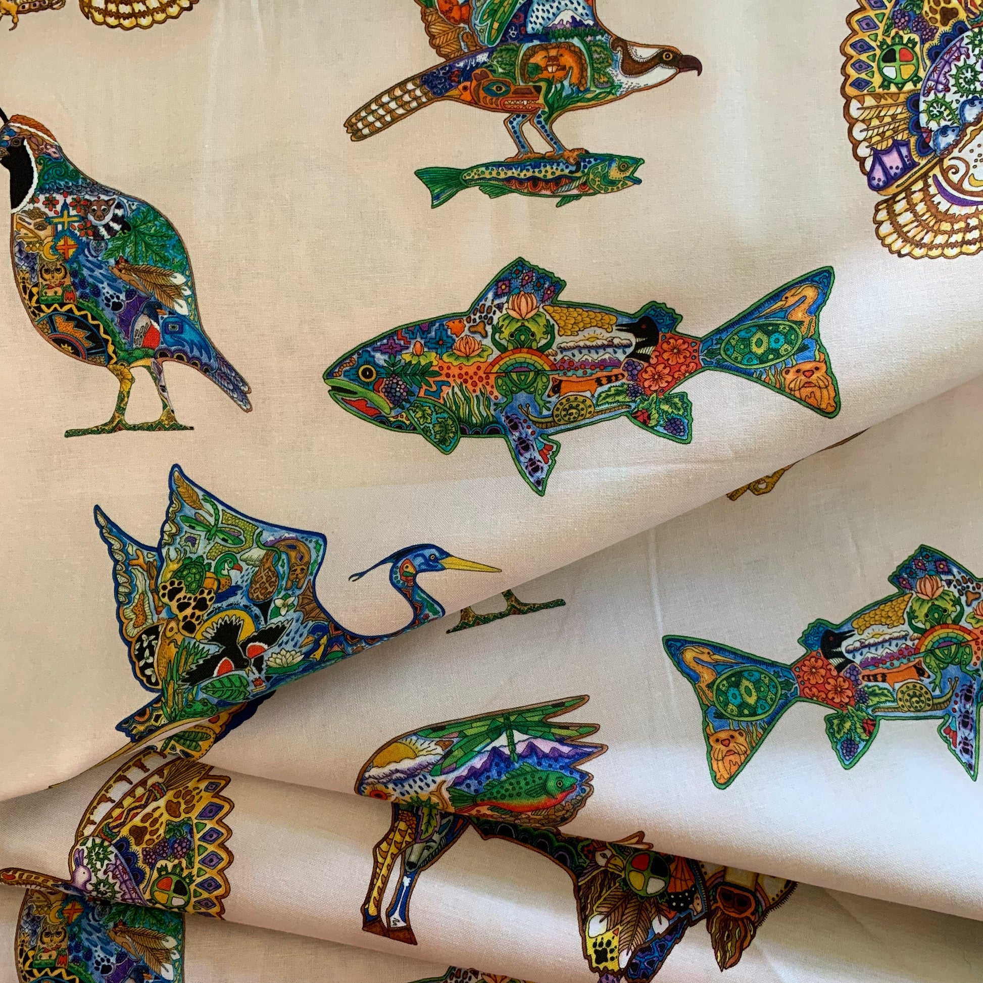 Animal Spirits Fabric 18414-205 MULTI