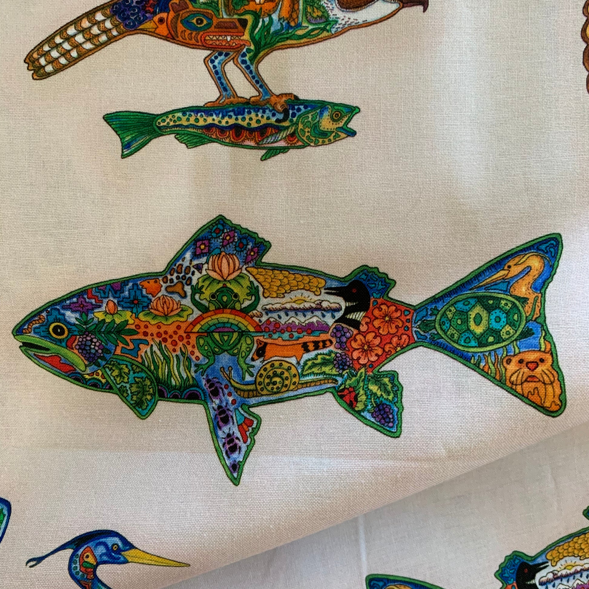 Animal Spirits Fabric 18414-205 MULTI