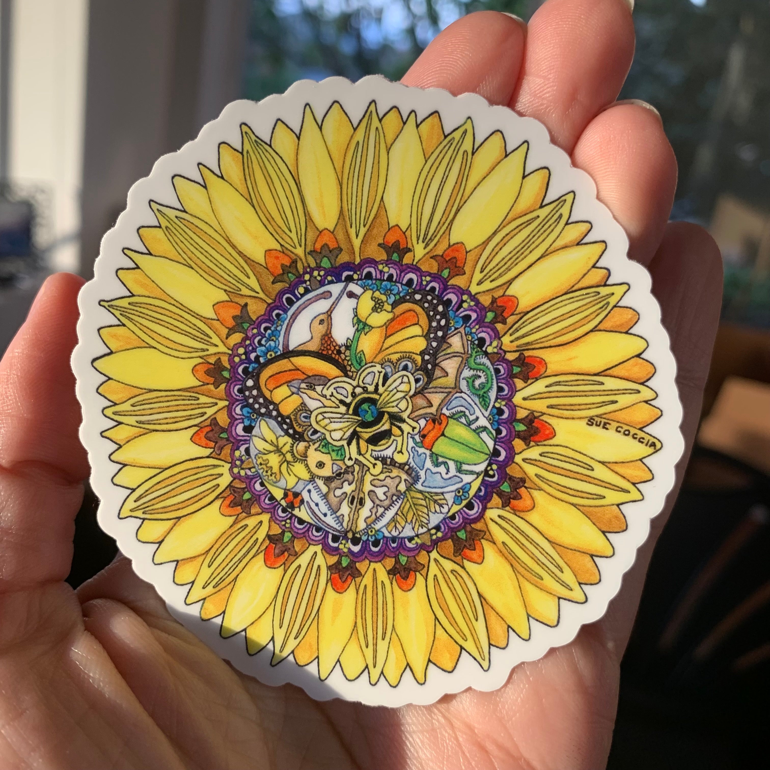 Sunflower Sticker