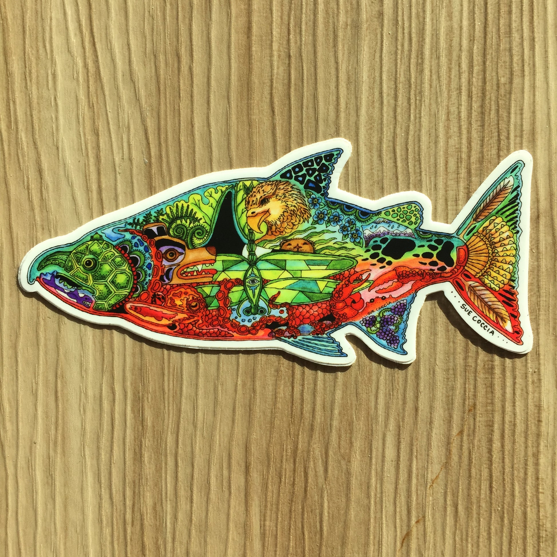 Chinook Salmon Sticker