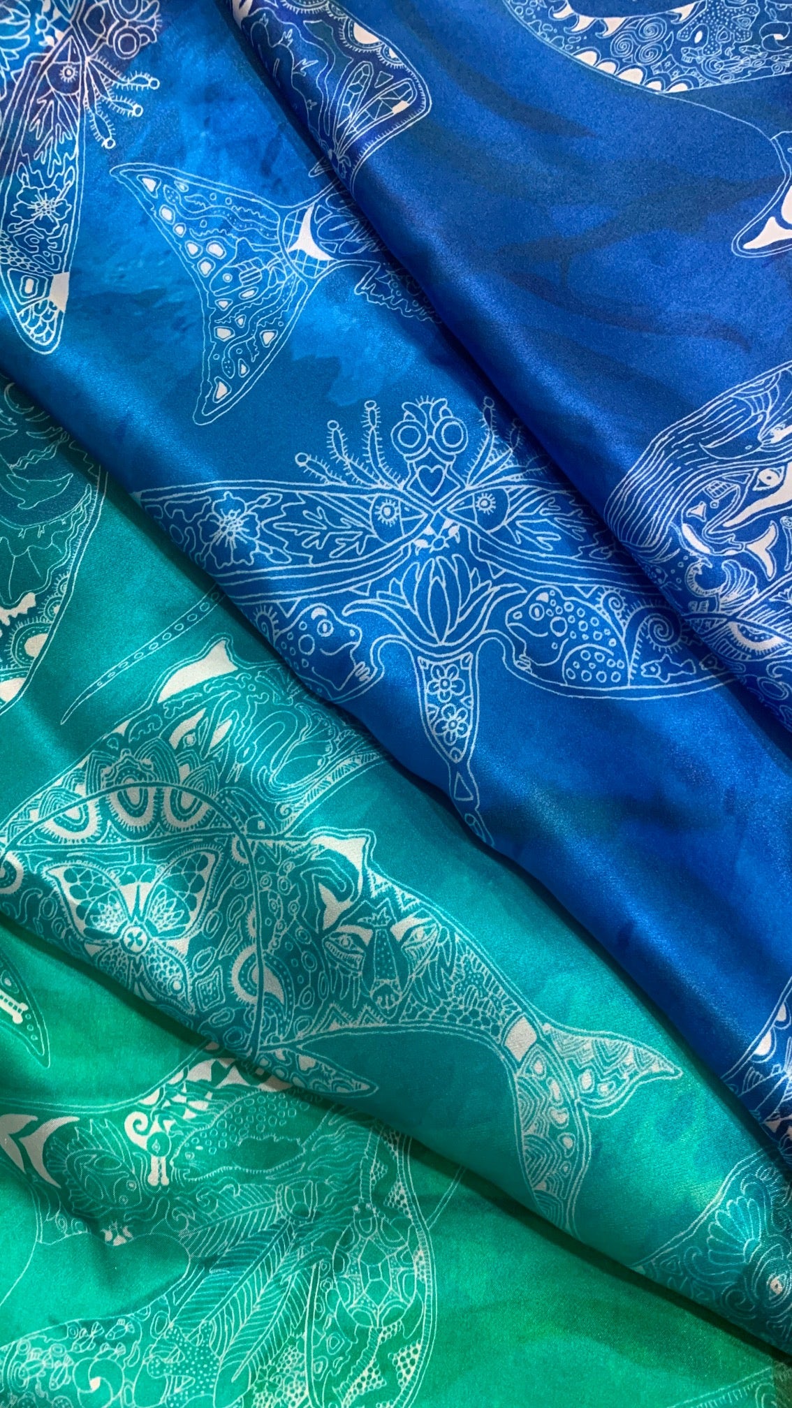 Ocean Spirits Silk Scarf