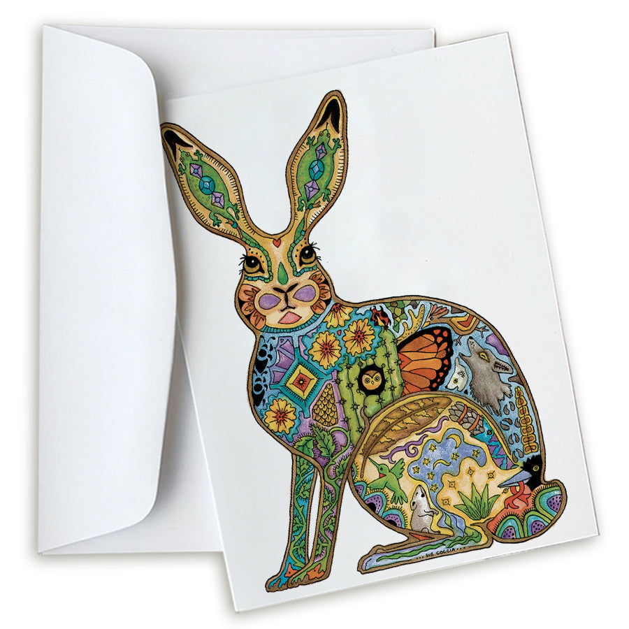 Jackrabbit Note Card