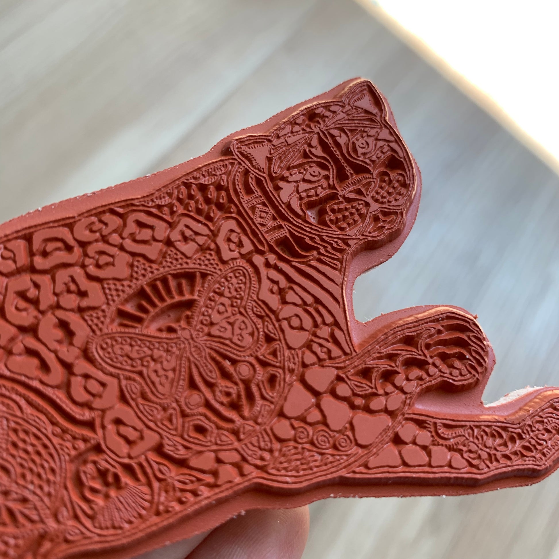 Jaguar Rubber Stamp