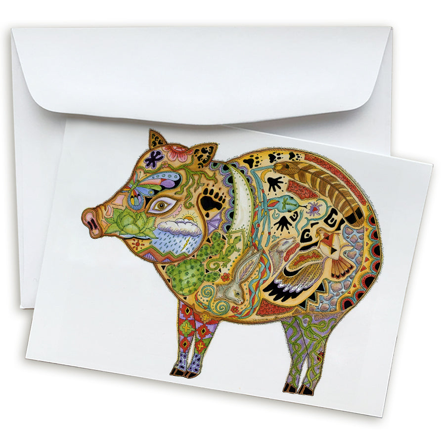 Javelina Note Card