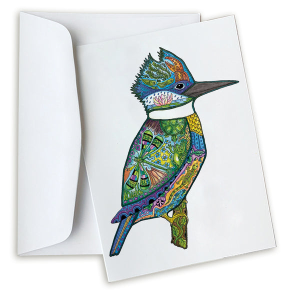King Fisher Note Card
