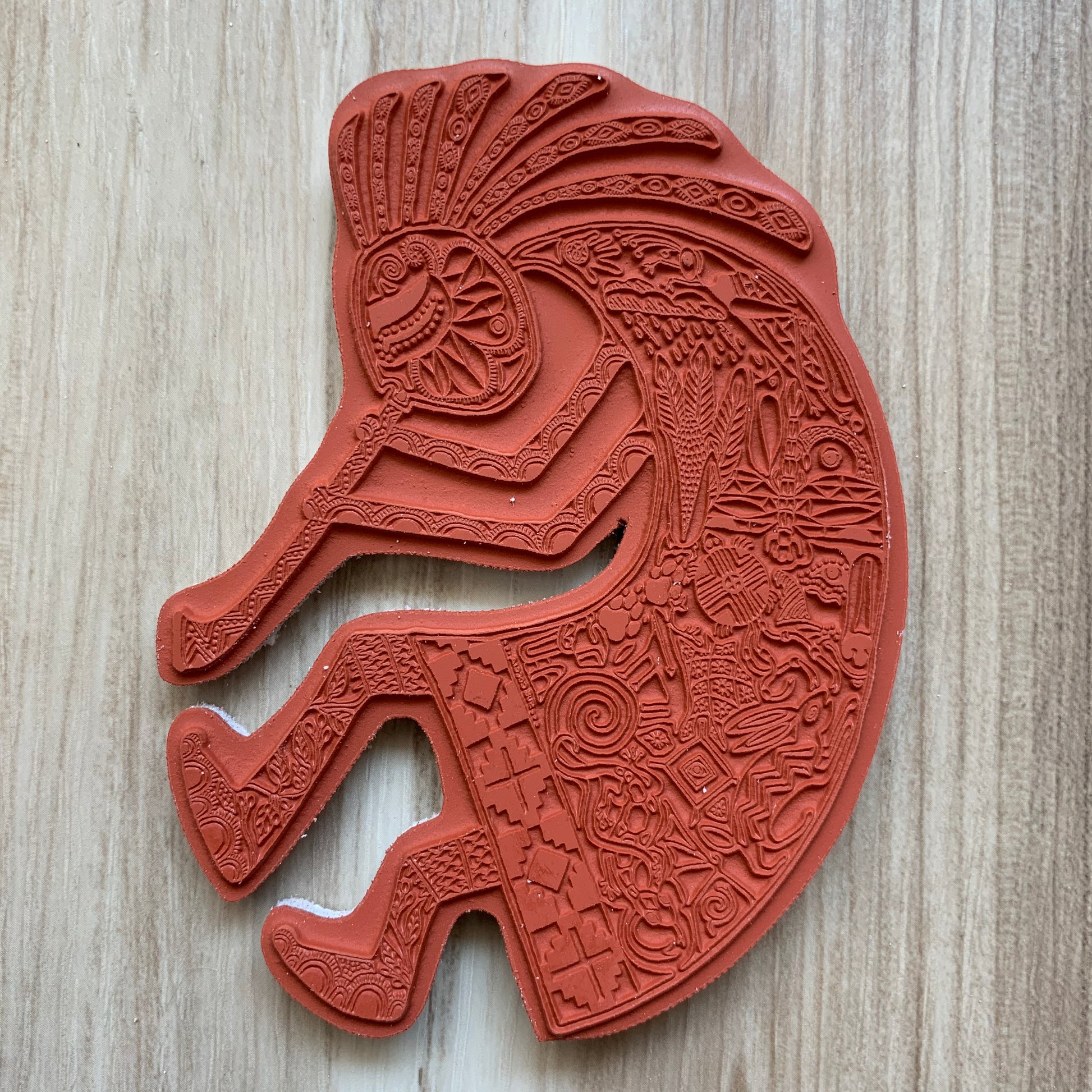 Kokopelli Rubber Stamp