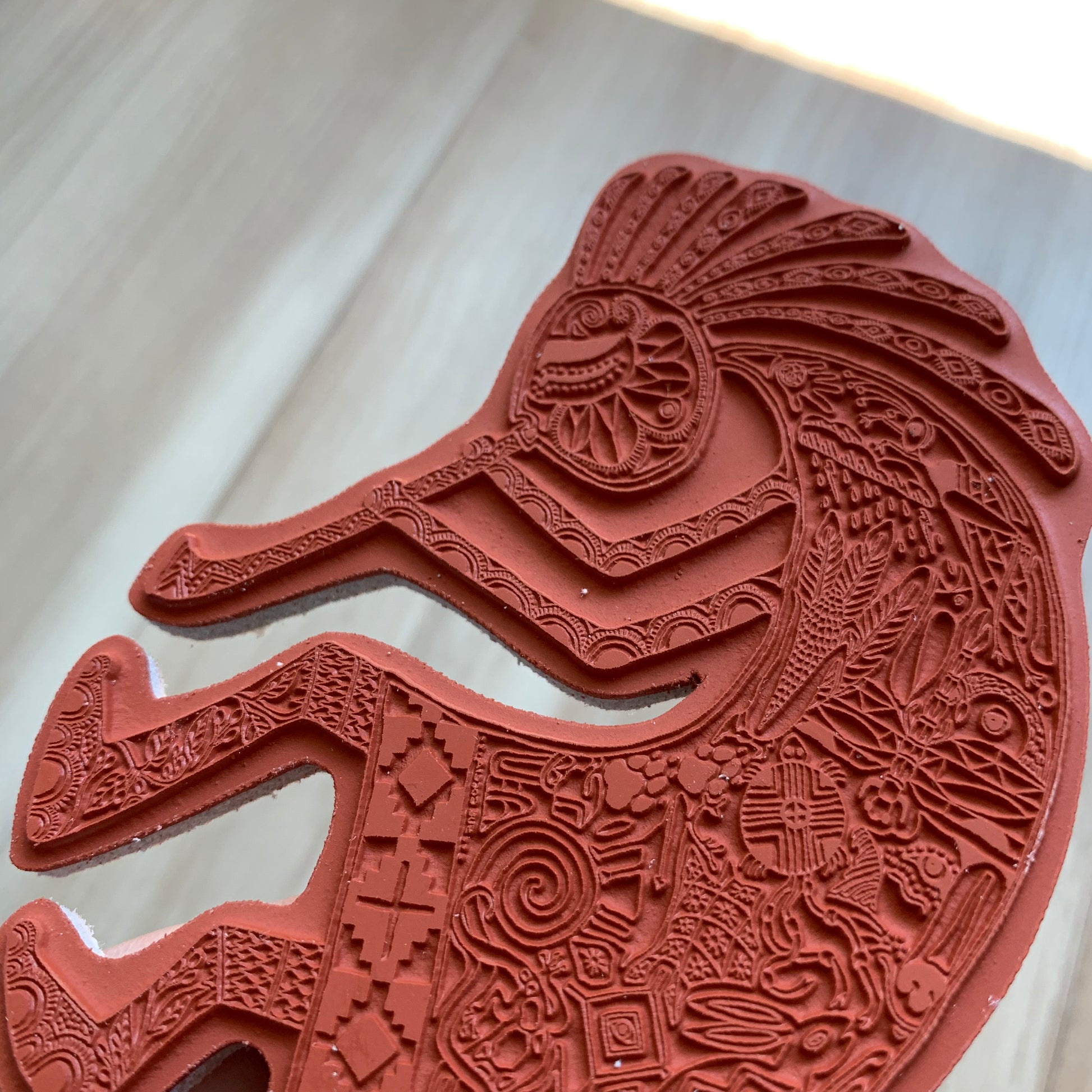 Kokopelli Rubber Stamp