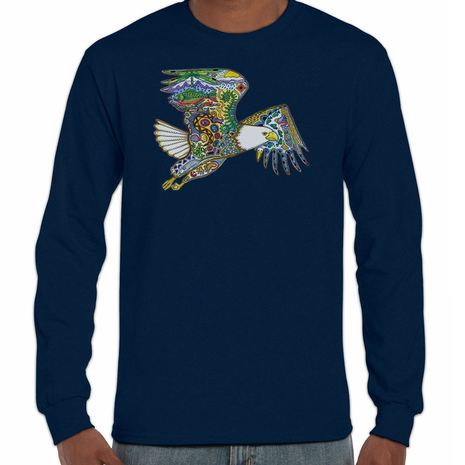 Bald Eagle Long Sleeve Shirt