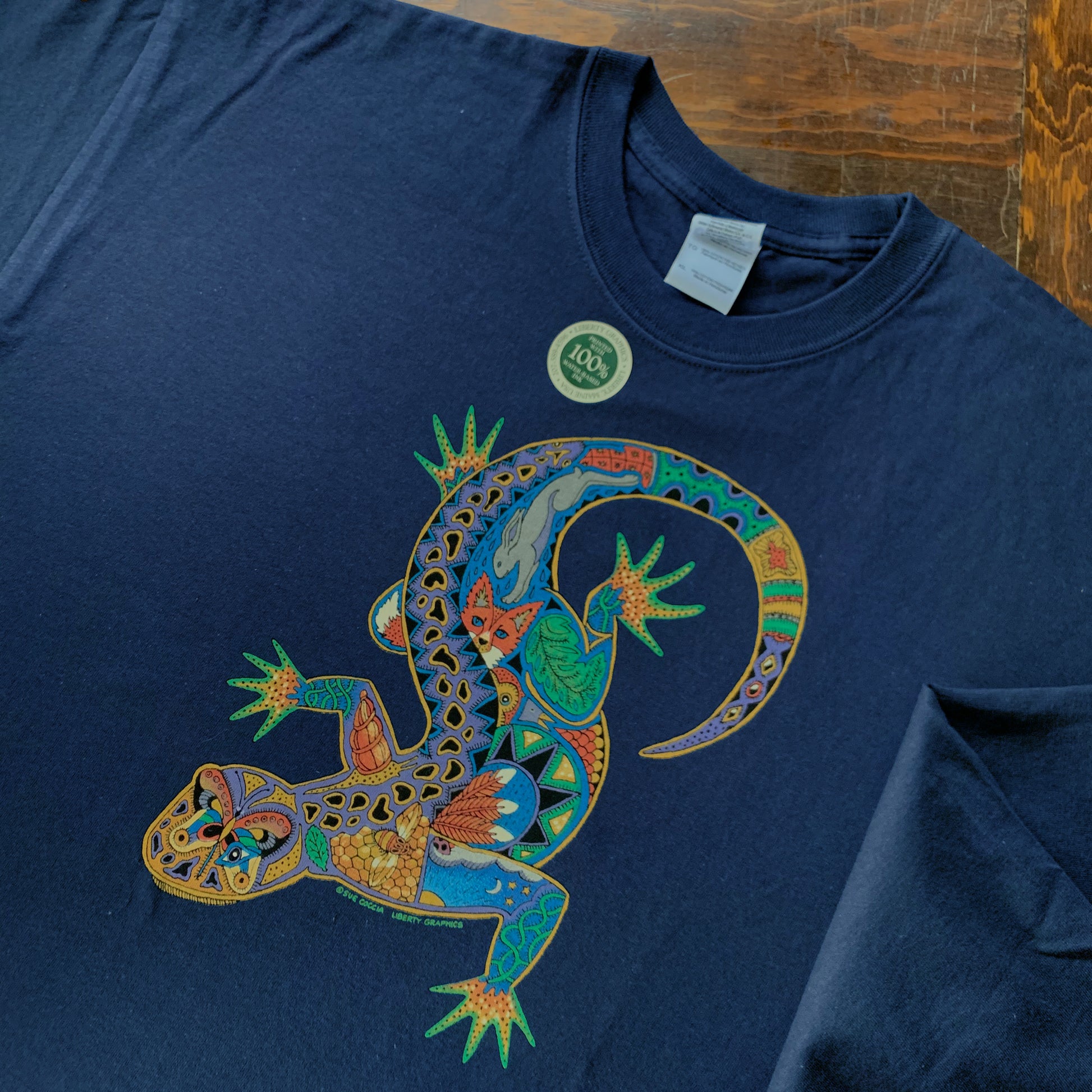 Lizard Blue Long Sleeve Shirt