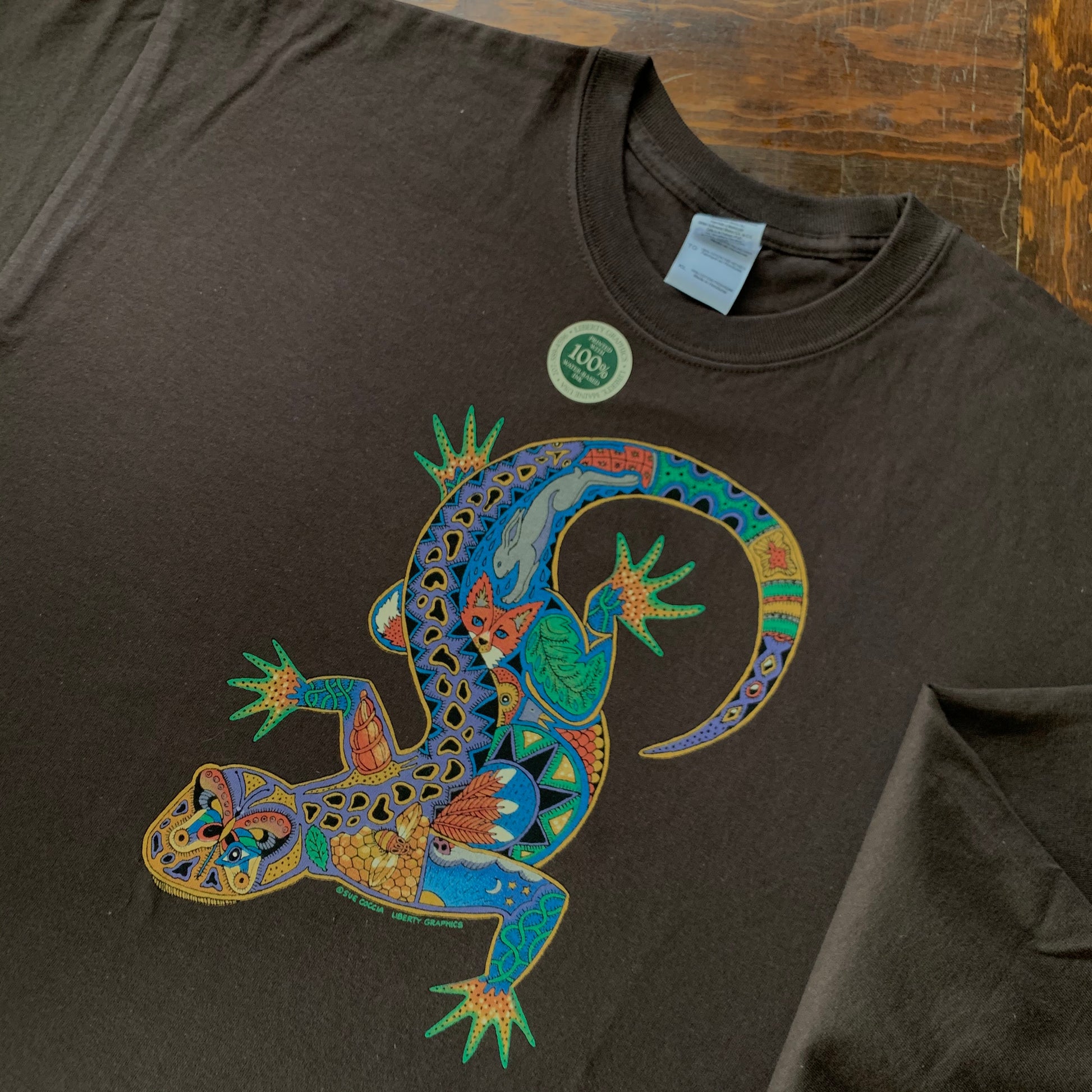 Lizard Brown Long Sleeve Shirt