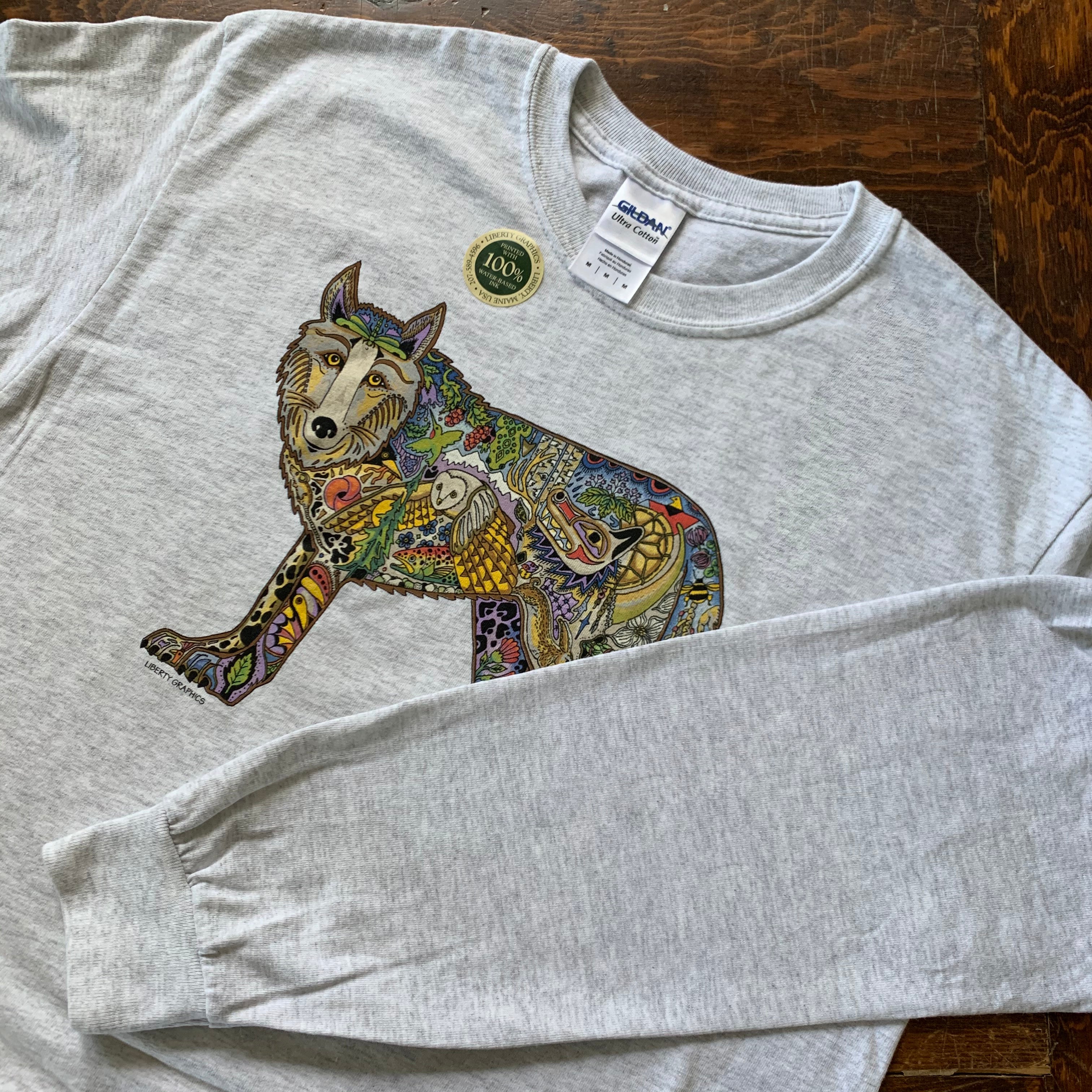 Wolf Standing Long Sleeve Shirt