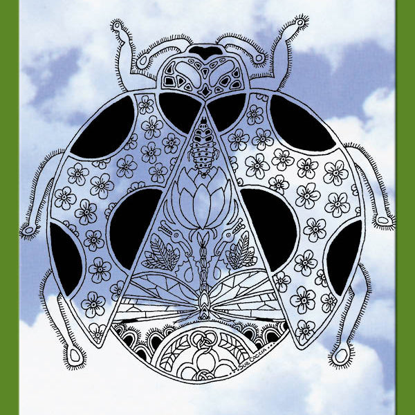 Ladybug Rubber Stamp