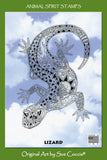 Lizard Rubber Stamp