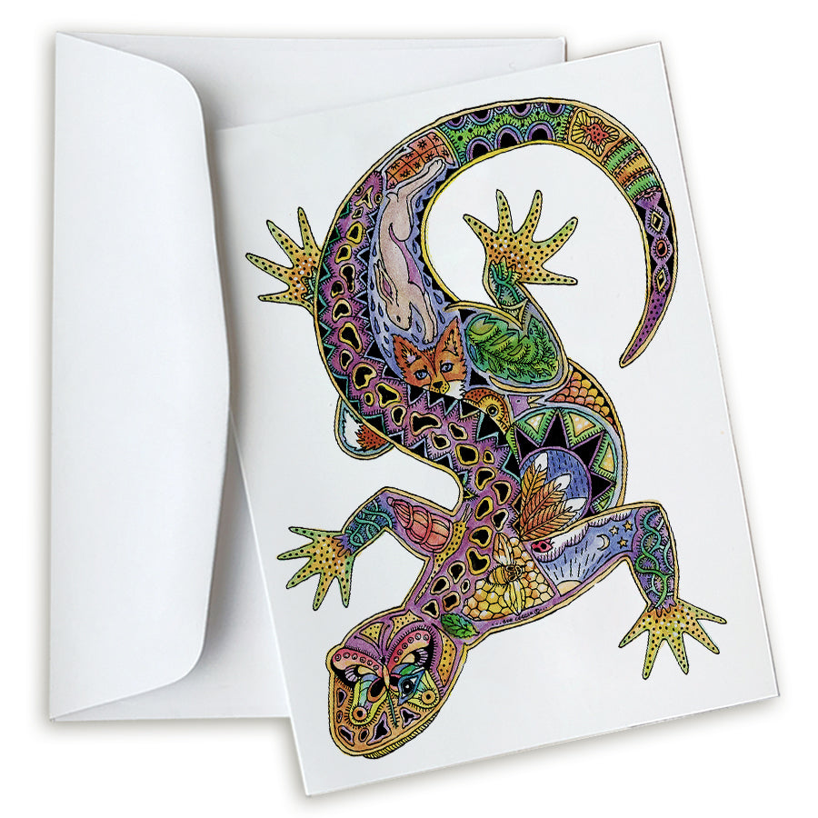 Note Application Lizard Lizard Note Card – EarthArt International