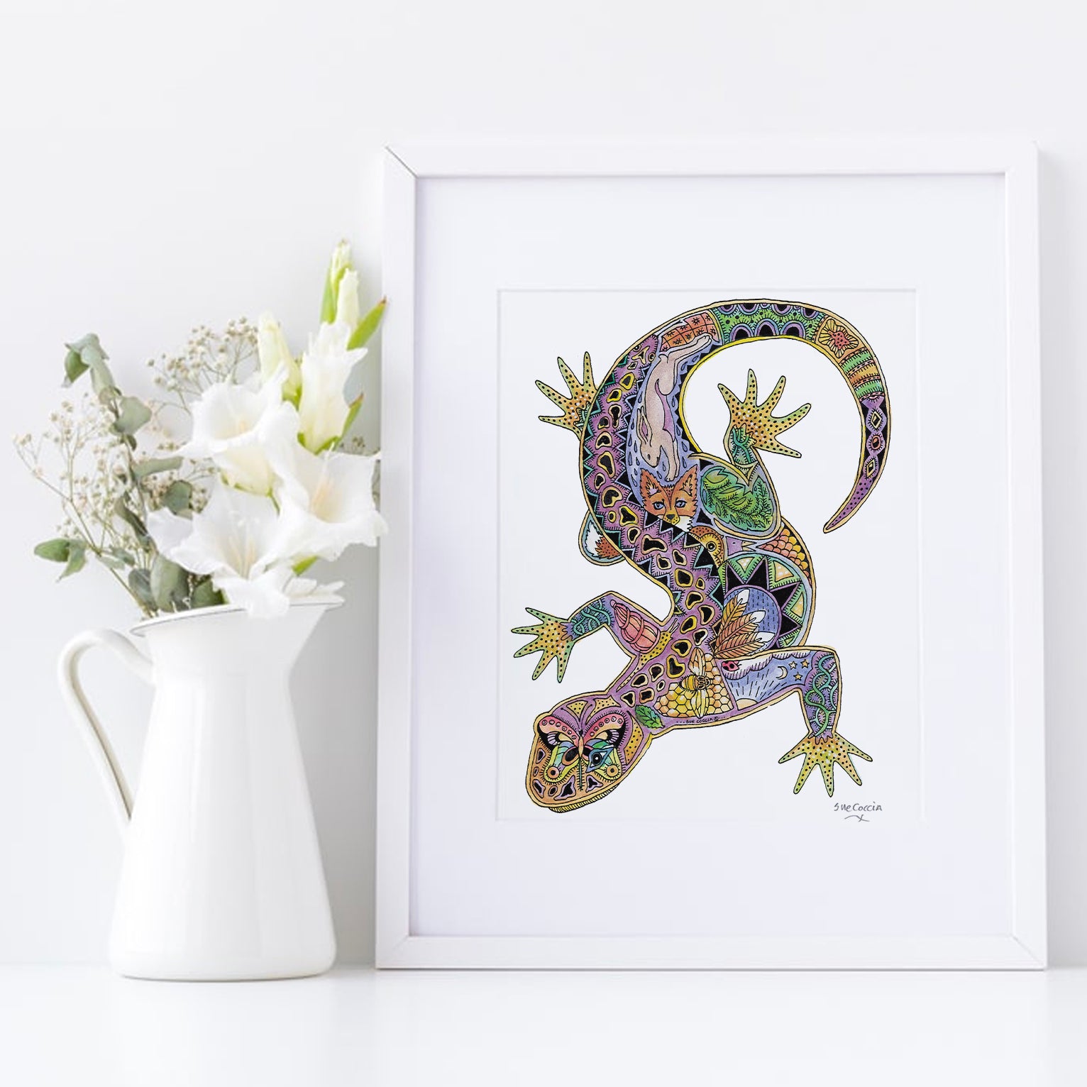Lizard Signed Print