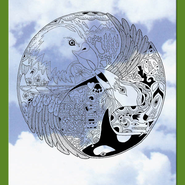 Love Birds Rubber Stamp