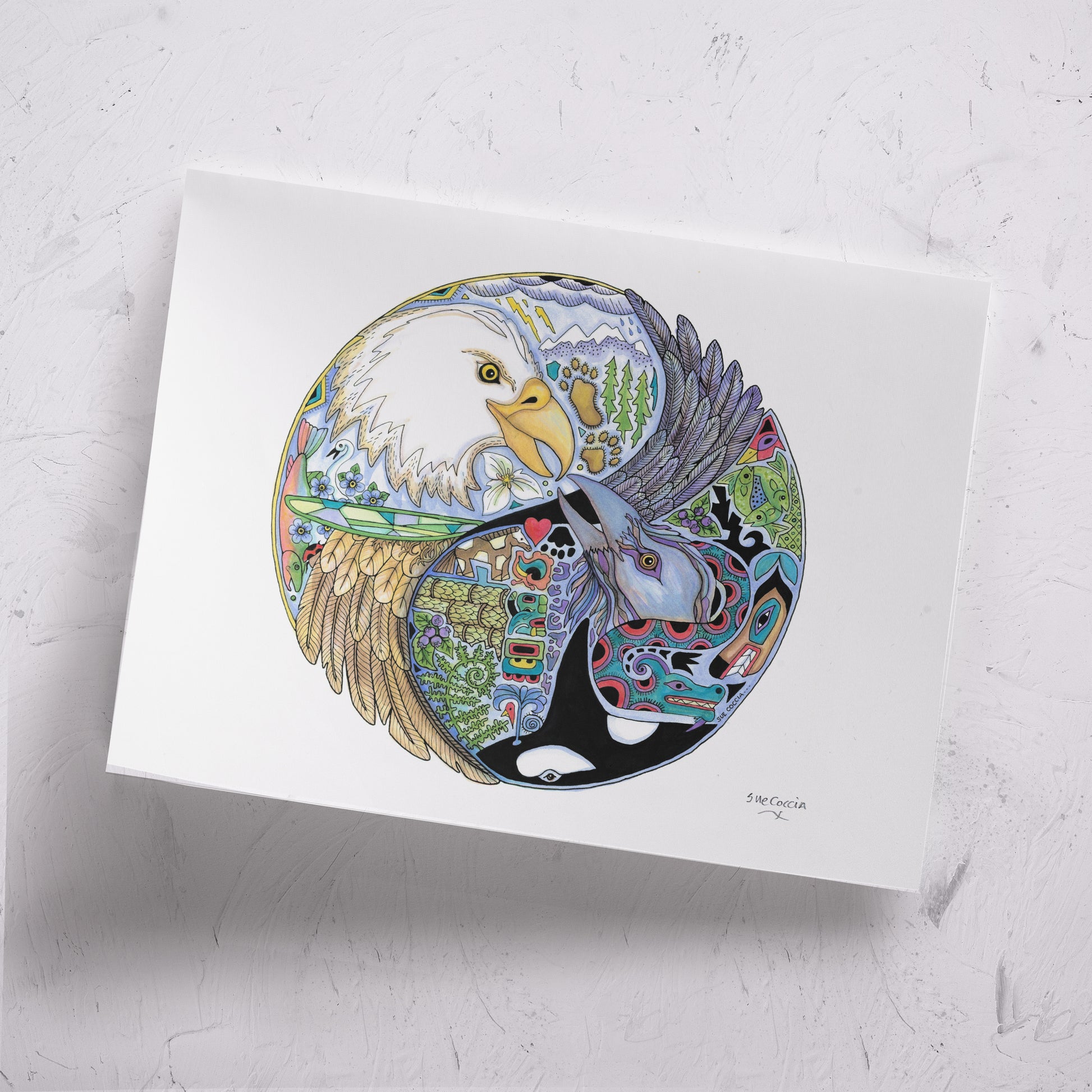 Love Birds Signed Print