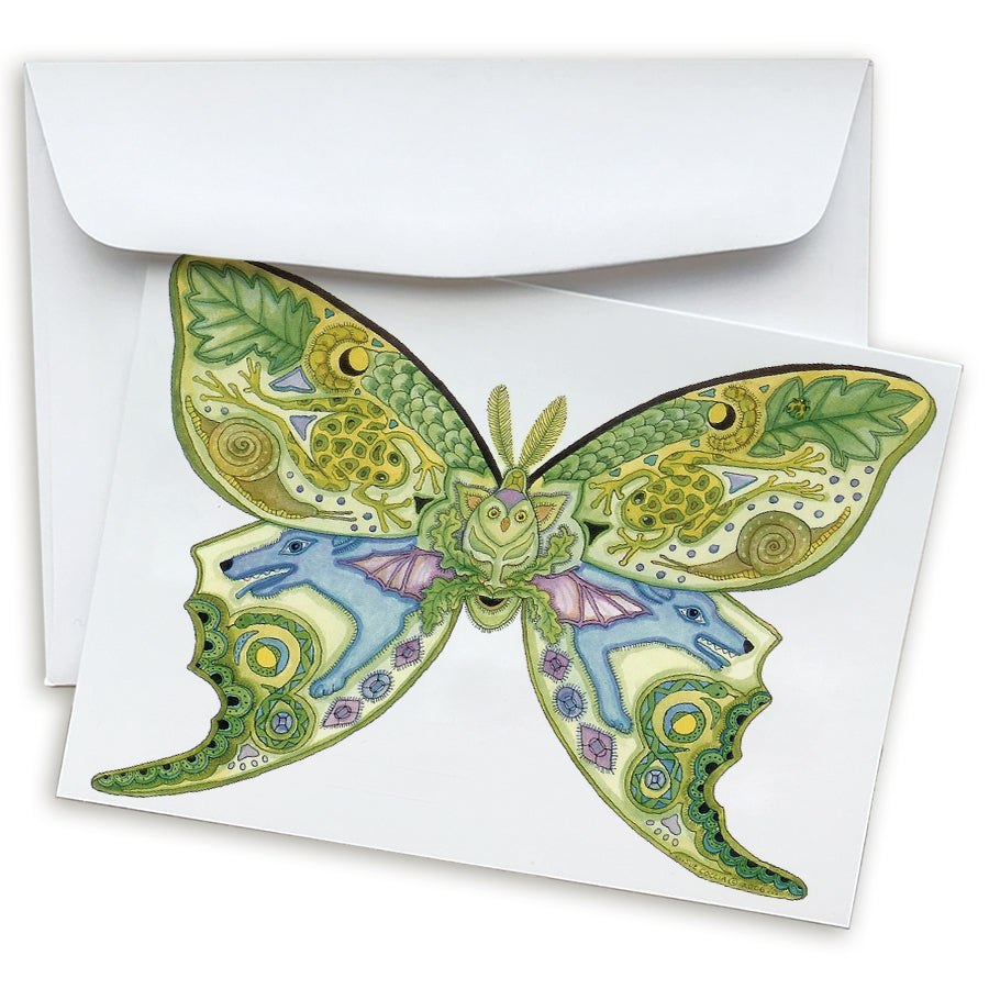 Luna Moth Note Card