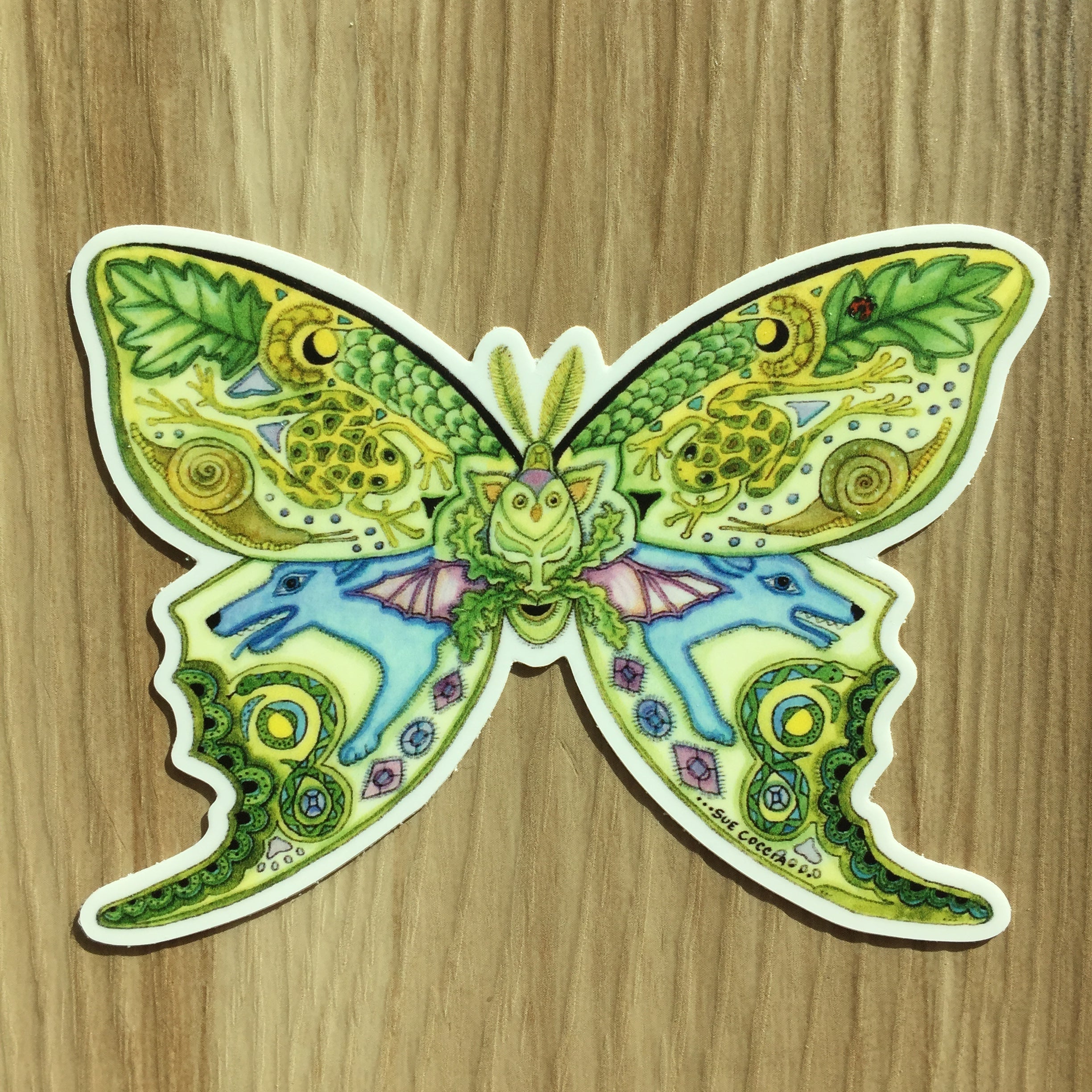 Luna Moth Sticker