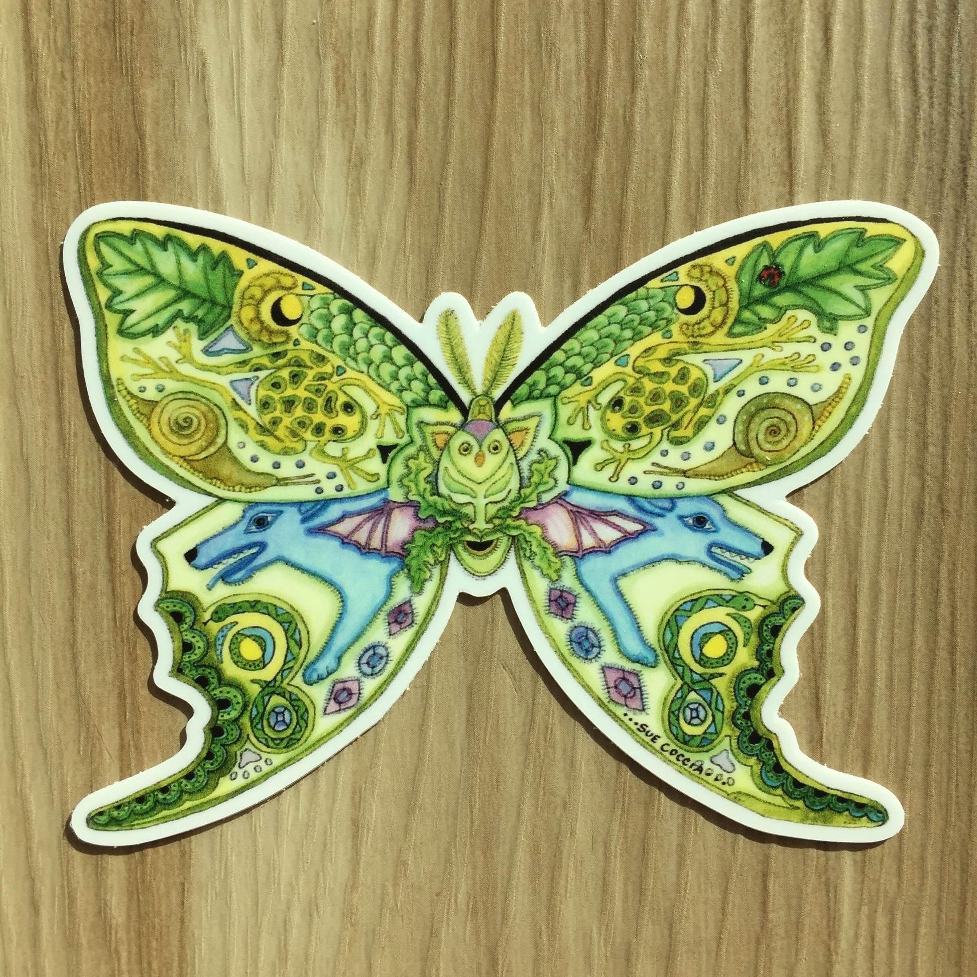Luna Moth Sticker