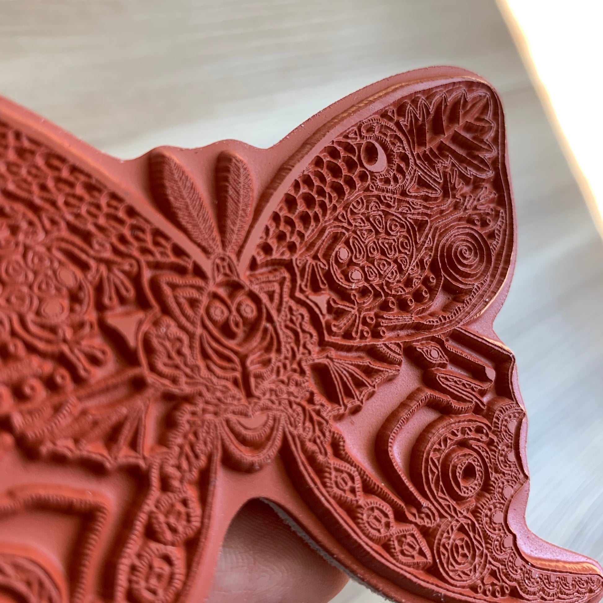 Luna Moth Rubber Stamp