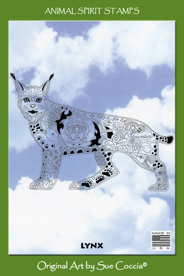 Lynx Rubber Stamp