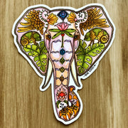 Elephant Mabula Head Sticker
