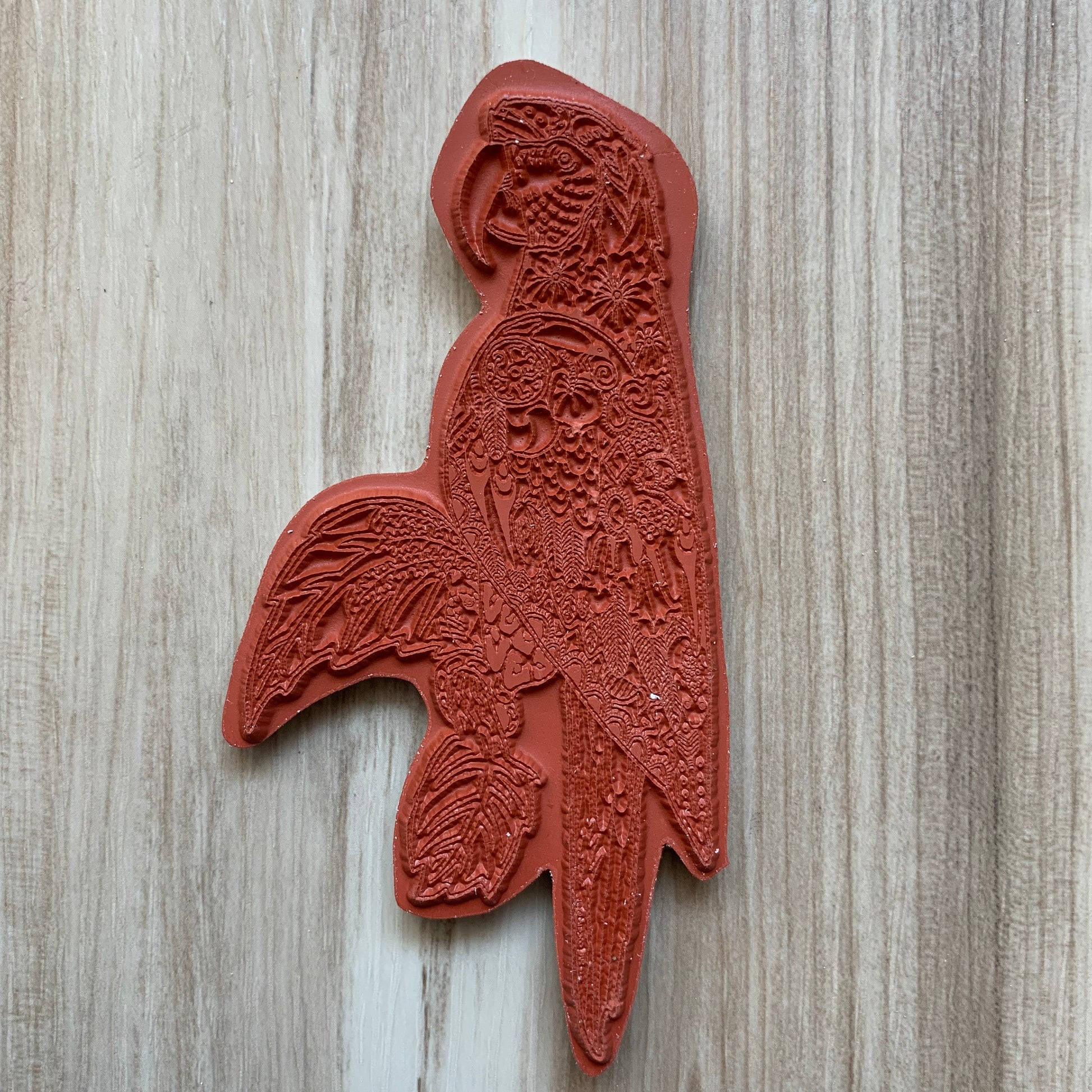 Macaw Rubber Stamp