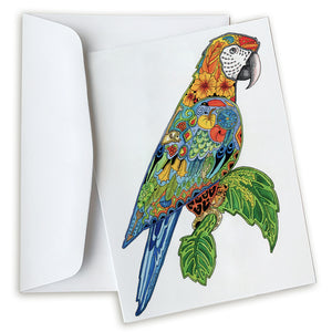 Macaw Note Card