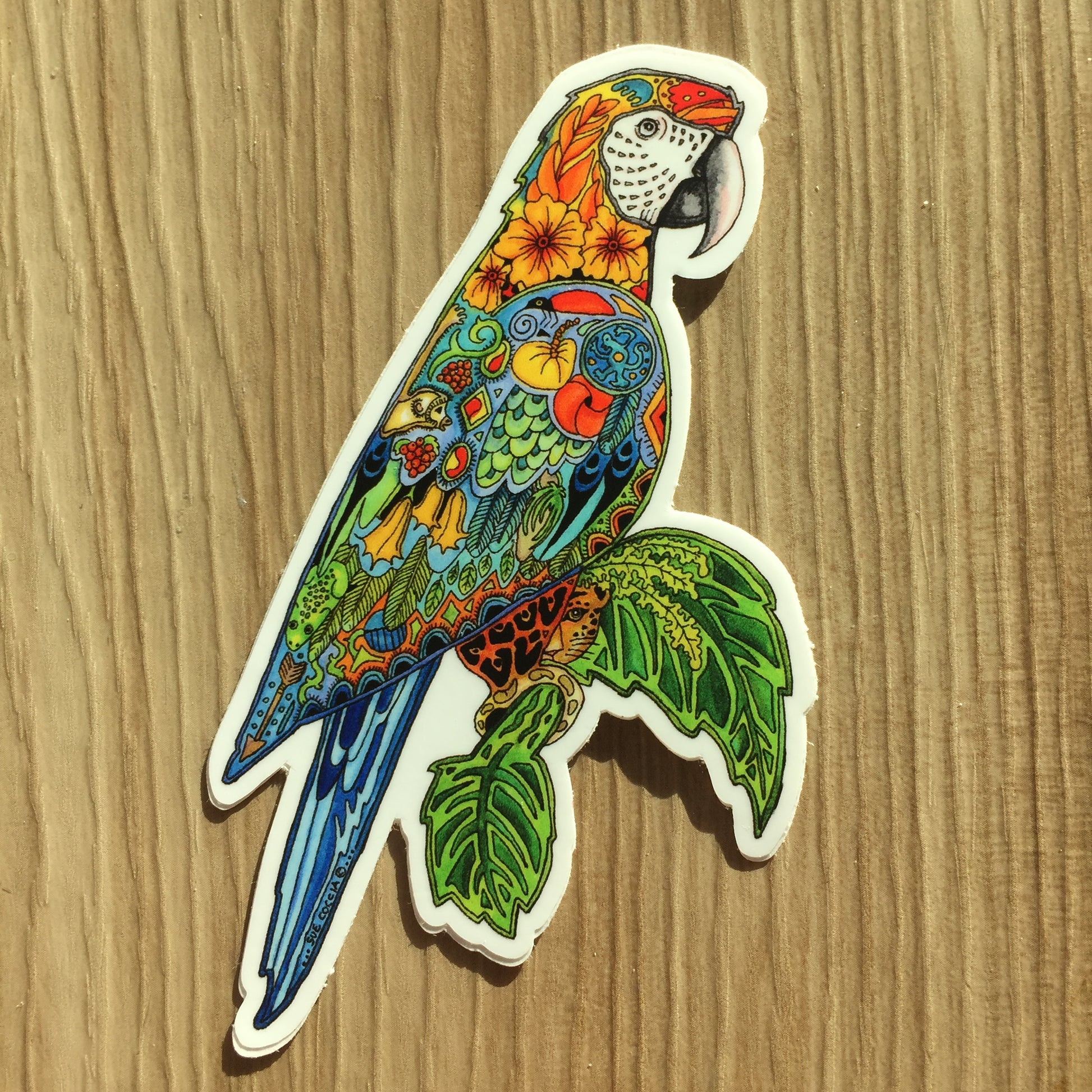 Macaw Sticker