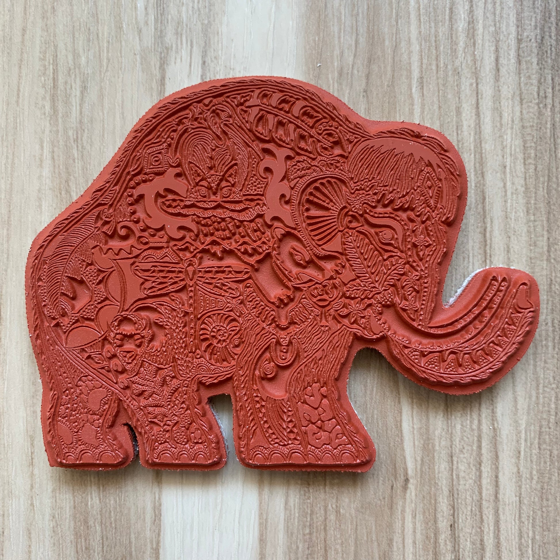 Woolly Mammoth Rubber Stamp