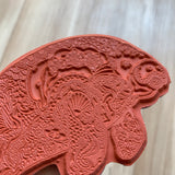 Manatee Rubber Stamp