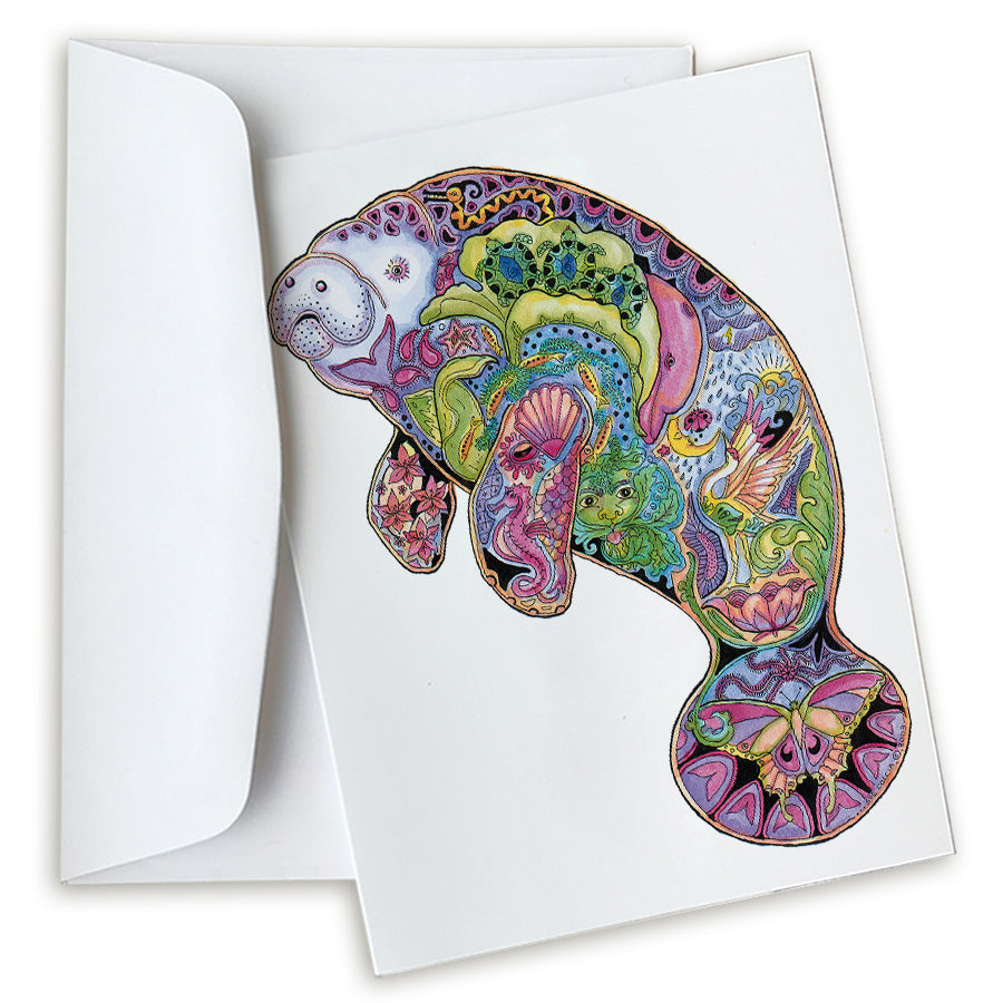 Manatee Note Card