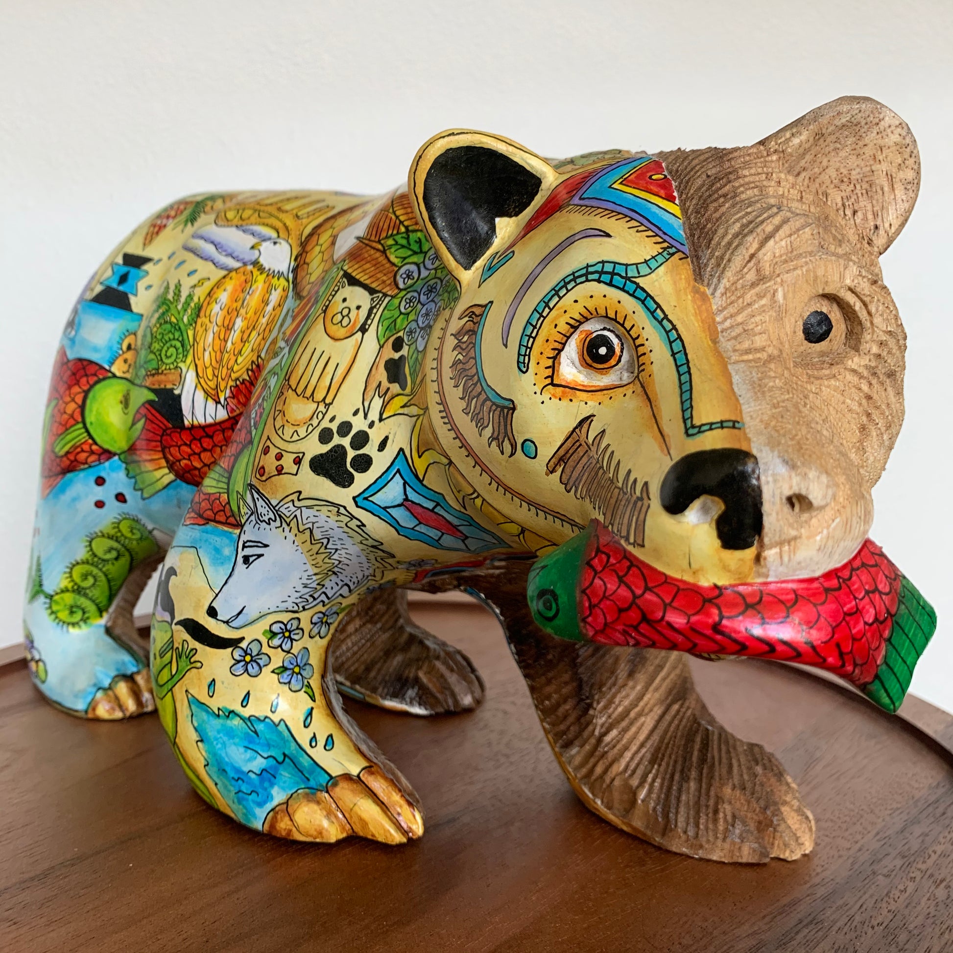 Grizzly Bear Carving (Medium)